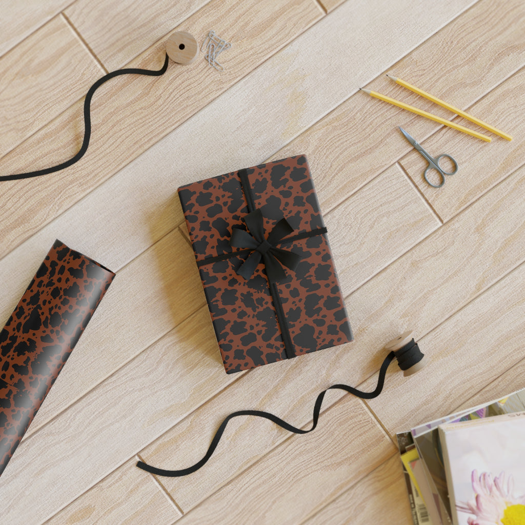 Leopard Print Gift Wrapping Paper Roll